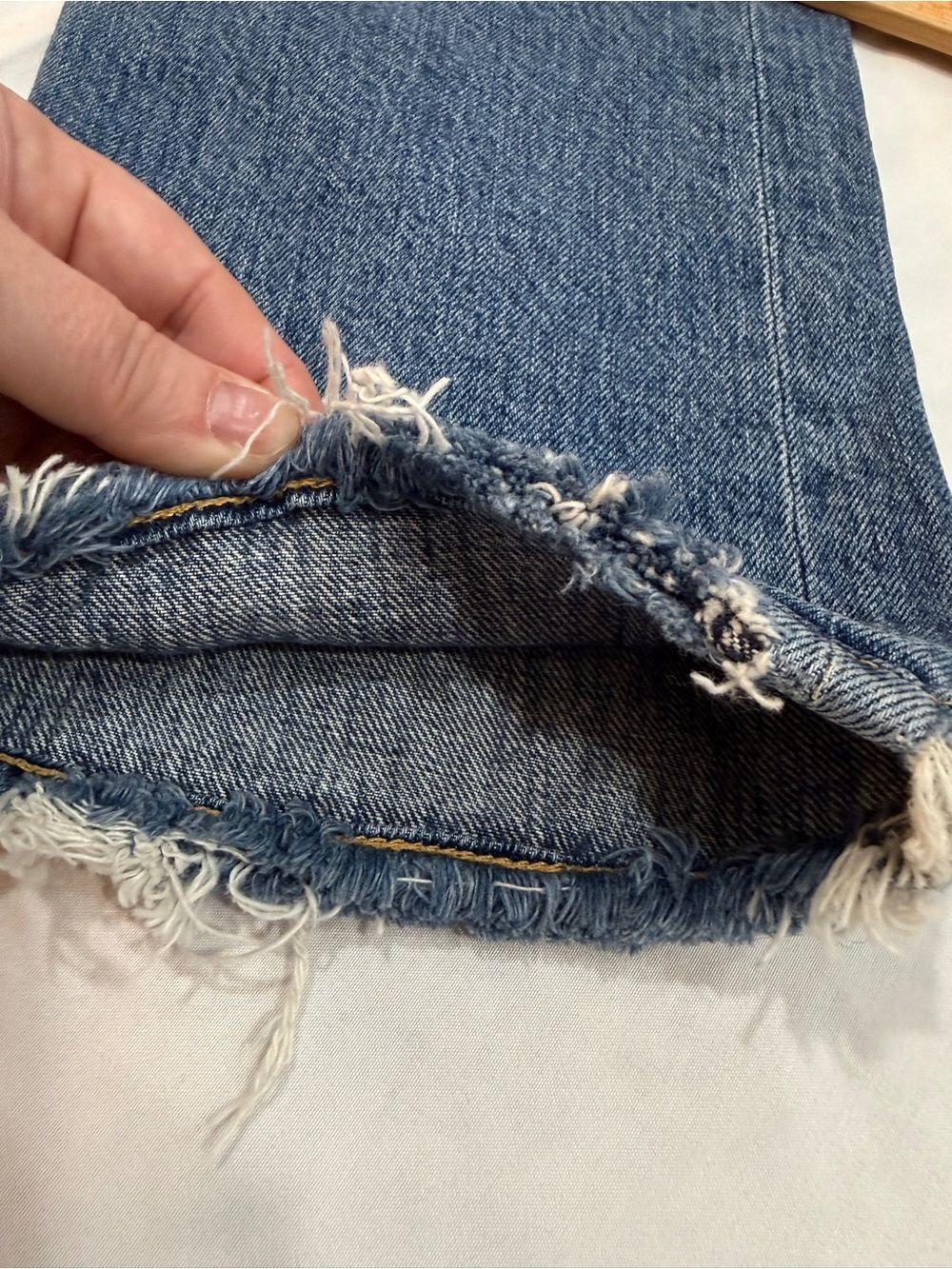 Agolde Riley High Rise Straight Crop In Frequency Size 30 - Picture 13 of 14